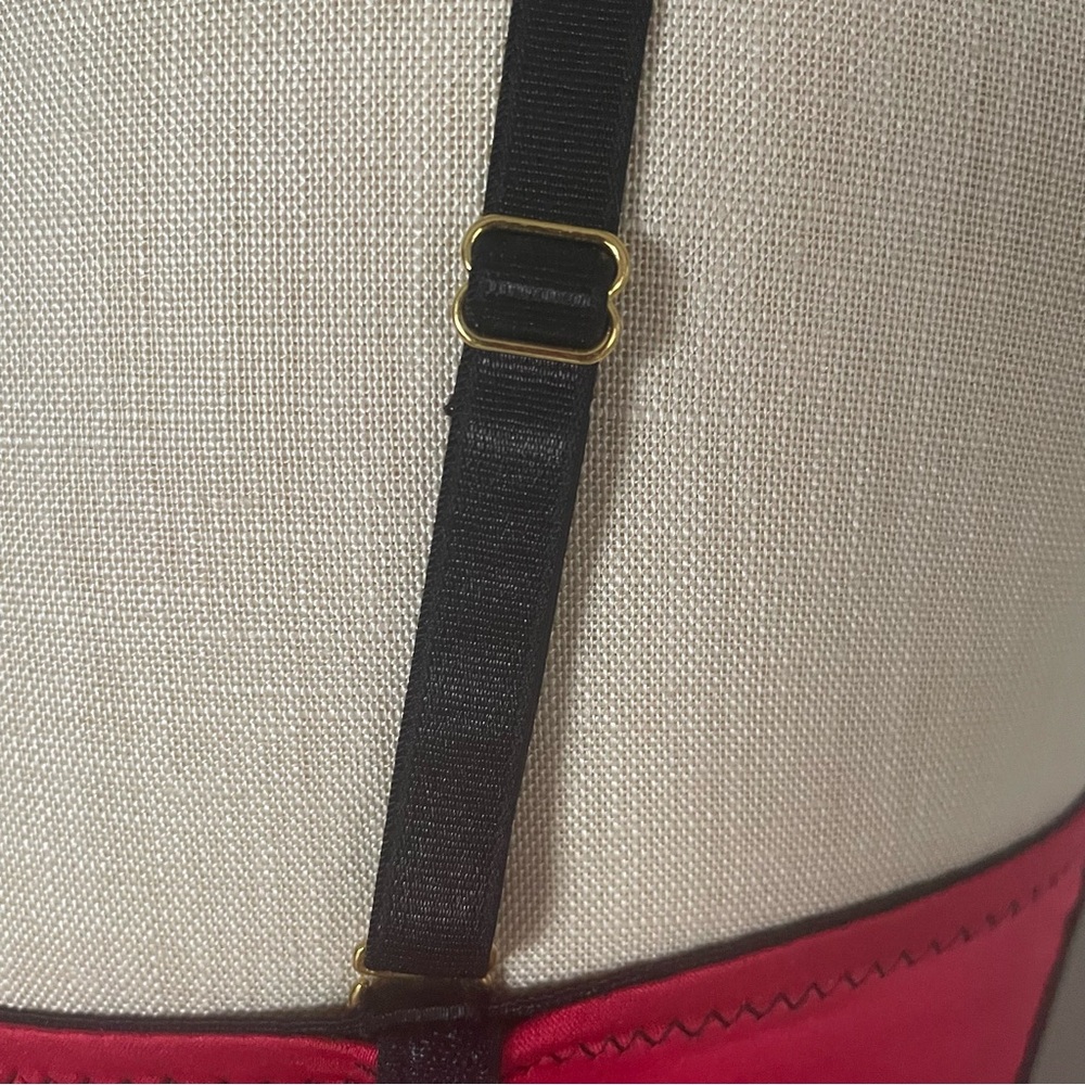 Rachel Roy red and black corset bra size 34C - Picture 5 of 7